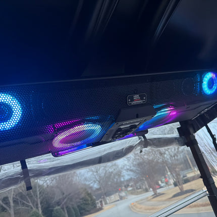 Midnight 90 Bluetooth Golf Cart / UTV Soundbar – 800W Waterproof