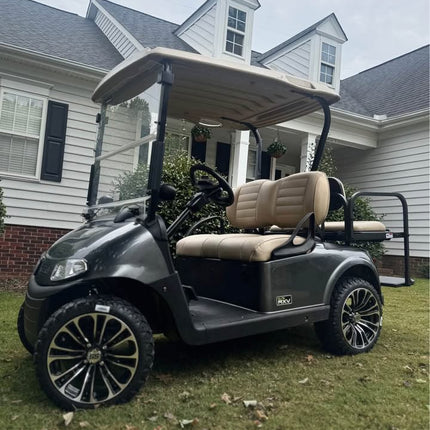 SGC 14" Vector Golf Cart Wheels Premounted on Stinger 20" All Terrain Tires