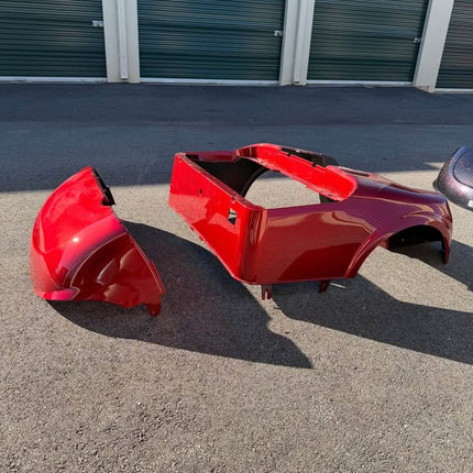 2016+ EZGO RXV Metallic Red Body Kit