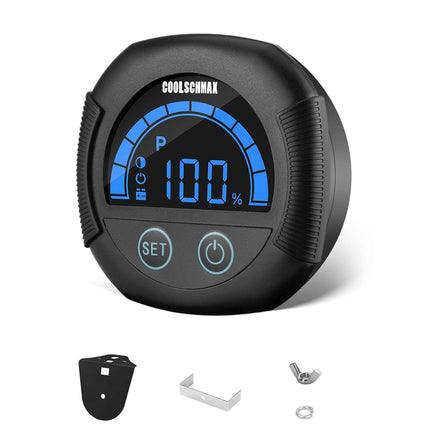 Universal Waterproof Golf Cart Battery Voltmeter & Capacity Monitor 12V–84V