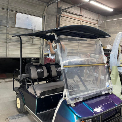 Canvas Sun Top 85in Extended Golf Cart Roof (Club Car)