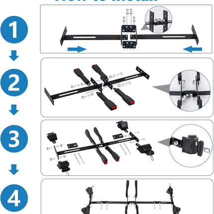 Universal Retractable Golf Cart Seat Belts