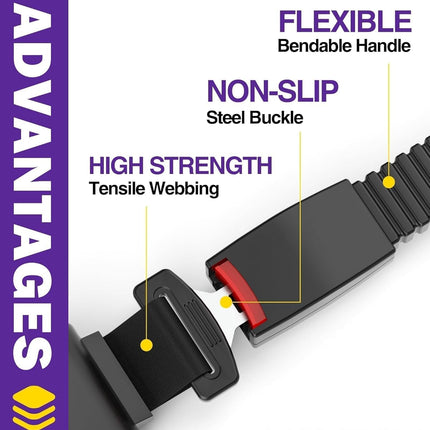 Universal Golf Cart Front and Rear Seat Belts (4 Passenger Standard)