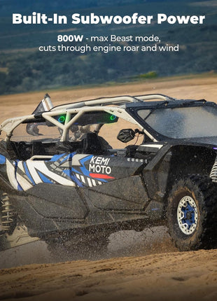 Midnight 90 Bluetooth Golf Cart / UTV Soundbar – 800W Waterproof