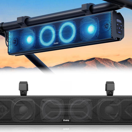 Ehaho 25" Waterproof Golf Cart Bluetooth Soundbar