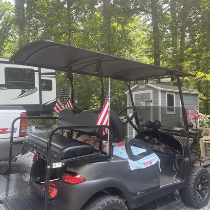 Canvas Sun Top 85in Extended Golf Cart Roof (Club Car)