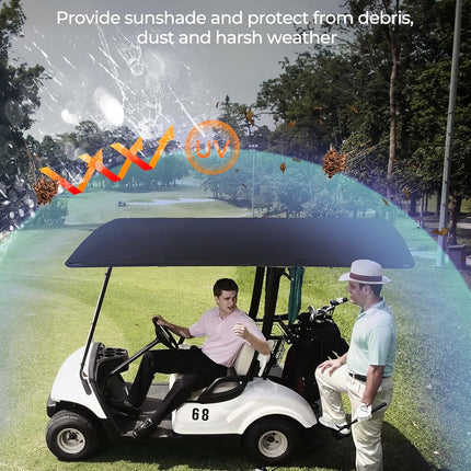 Canvas Sun Top 85in Extended Golf Cart Roof (EZGO RXV)