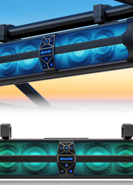 Ehaho 8-Speaker 29" Waterproof Golf Cart Bluetooth Soundbar