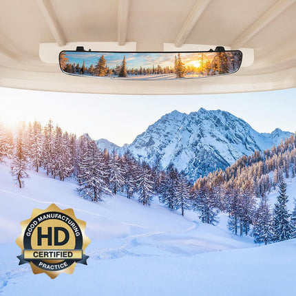 Universal Rearview and Sideview Mirrors Golf Cart Kit