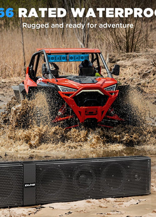 Ehaho 34" Waterproof Golf Cart Bluetooth Soundbar