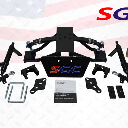SGC 4″ Heavy Duty Double A-Arm Suspension Lift Kit for Club Car Precedent & Tempo (2004–Up)