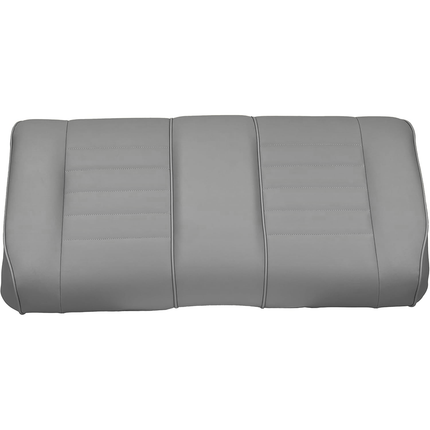 Deluxe Luxurious Gray Seat Bottom Cushion Replacement for EZGO RXV