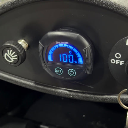 Universal Waterproof Golf Cart Battery Voltmeter & Capacity Monitor 12V–84V