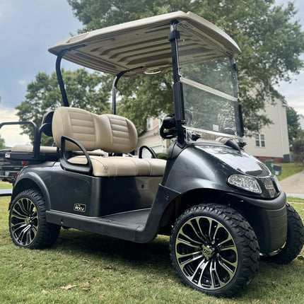 SGC 14" Vector Golf Cart Wheels Premounted on Stinger 20" All Terrain Tires
