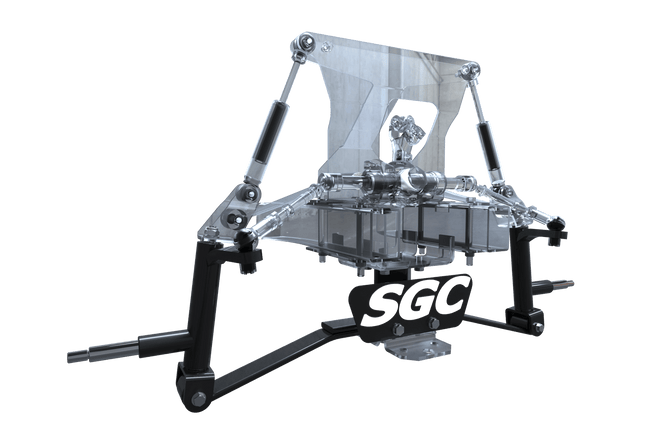 SGC 4″ Block (Spindle Extension) Lift Kit for Club Car Precedent & Tempo (2004–Up)