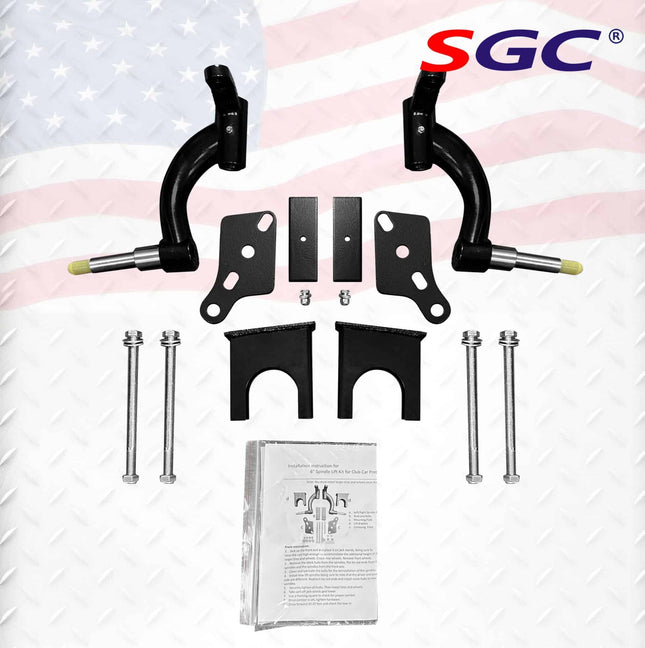 SGC 6″ Spindle Lift Kit for Club Car Precedent & Tempo (2004–Up)