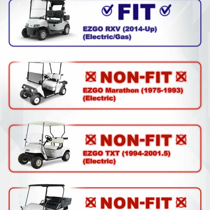 SGC 6″ Drop Axle Lift Kit for EZGO TXT/PDS/Terrain (2001.5–2013 Electric)