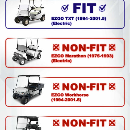 SGC 6″ Coil-Over A-Arm Lift Kit for EZGO TXT (1994–2001.5 Electric)