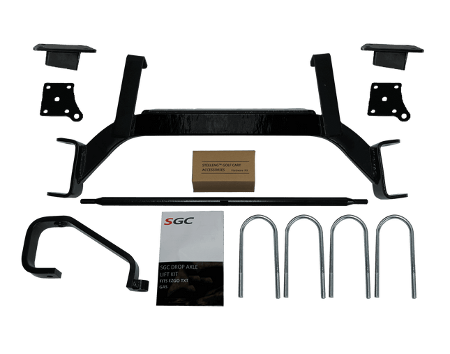 SGC 6″ Drop Axle Lift Kit for EZGO TXT (2008.5–Up Gas)