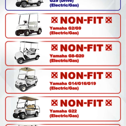SGC 4″ Heavy Duty Double A-Arm Lift Kit for Yamaha G29 “Drive” (Electric or Gas)