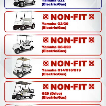 SGC 6″ A-Arm Lift Kit for Yamaha G22 (Electric or Gas)