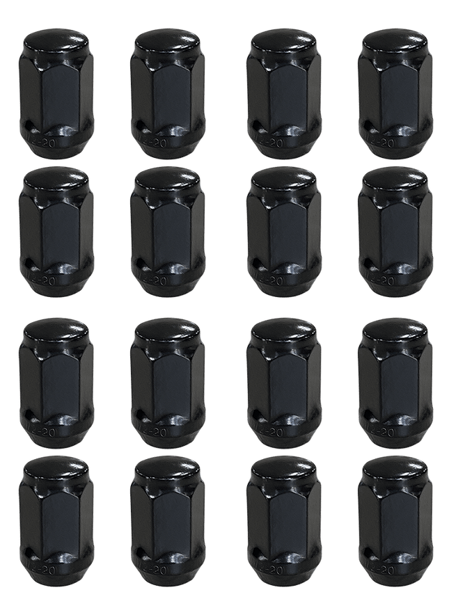 SGC Gloss Black Golf Cart Lug Nuts