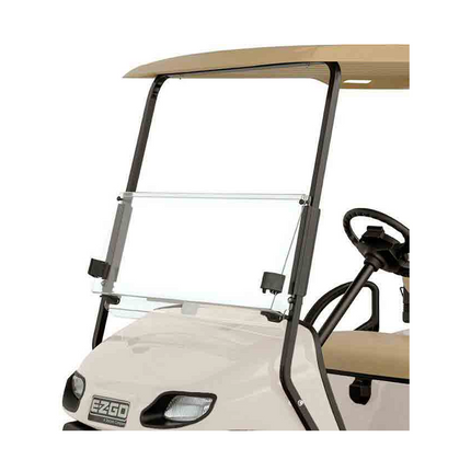 MOAB DOT-Approved Clear Foldable Windshield for EZGO TXT (2014-Up)
