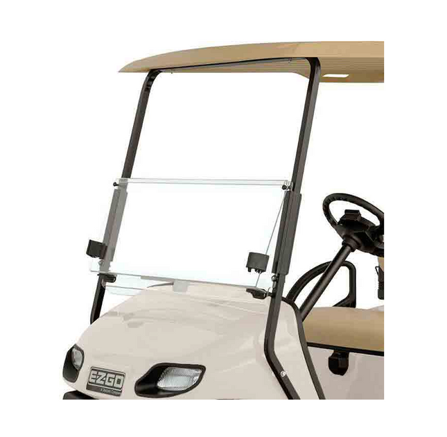 MOAB DOT-Approved Clear Foldable Windshield for EZGO TXT (2014-Up)