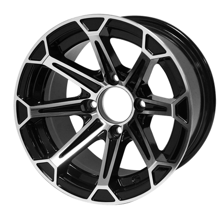 SGC 12″ Fang Machined/Black Aluminum Alloy Wheel