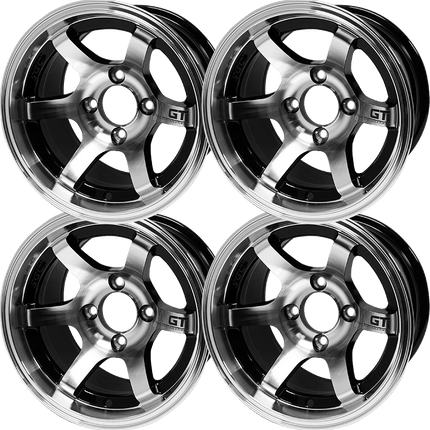 SGC 12″ GT Machined/Black Aluminum Alloy Wheel