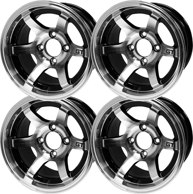 SGC 12″ GT Machined/Black Aluminum Alloy Wheel