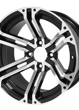 SGC 14″ Terminator Machined/Black Aluminum Alloy Wheel