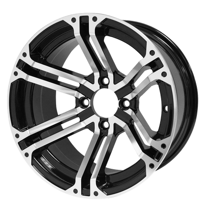 SGC 14″ Terminator Machined/Black Aluminum Alloy Wheel