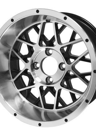 SGC 14" Venom Golf Cart Wheels Premounted on Stinger 20" All Terrain Tires