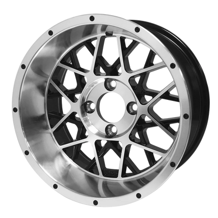 SGC 14" Venom Golf Cart Wheels Premounted on Stinger 20" All Terrain Tires