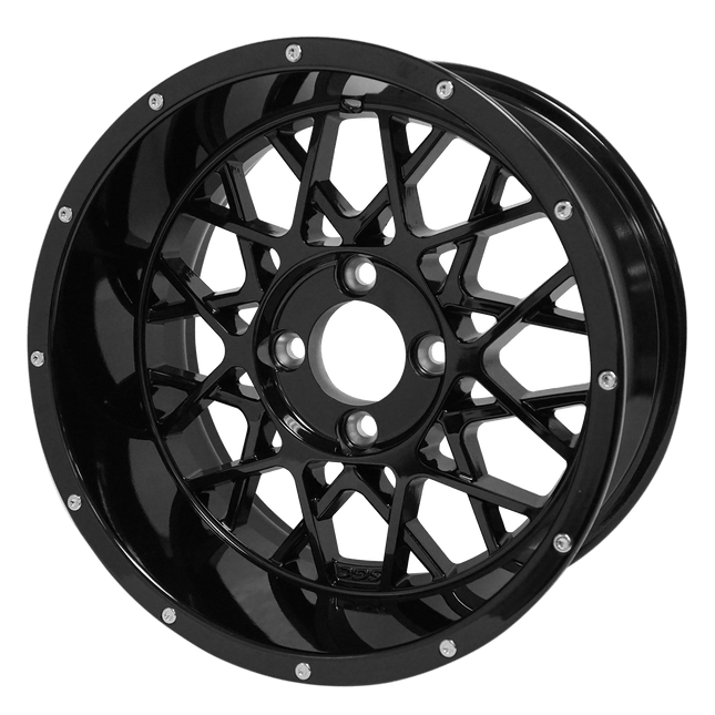 SGC 14″ Venom Glossy Black Aluminum Alloy Wheel