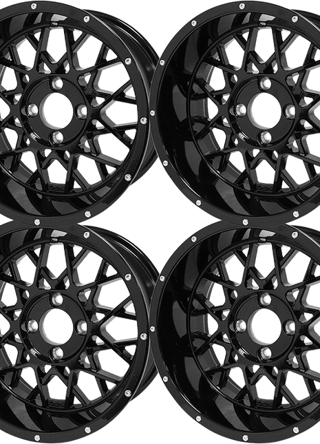 SGC 14″ Venom Glossy Black Aluminum Alloy Wheel