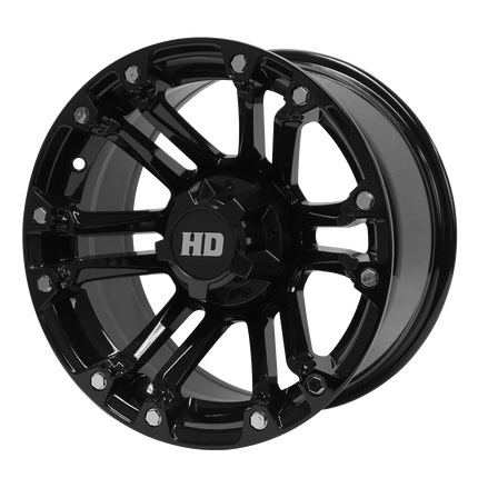 SGC 14″ Rhino Glossy Black Aluminum Alloy Wheel