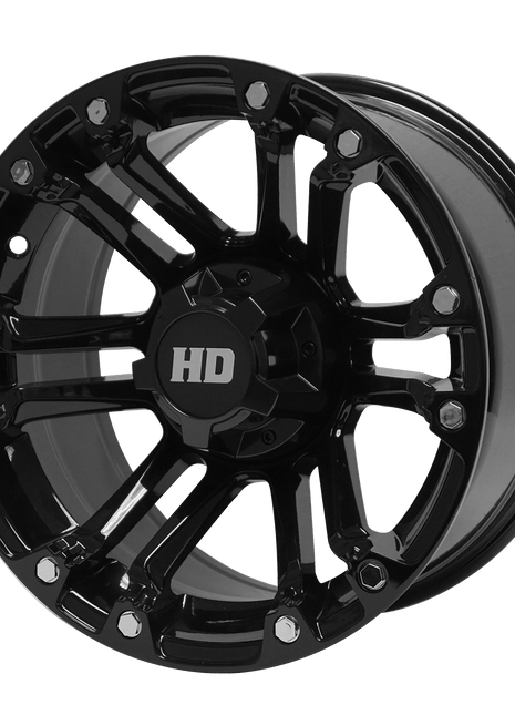 SGC 14″ Rhino Glossy Black Aluminum Alloy Wheel