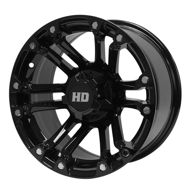 SGC 14″ Rhino Glossy Black Aluminum Alloy Wheel