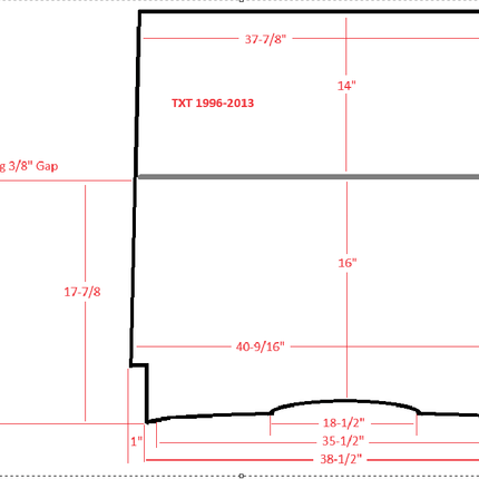 MOAB DOT-Approved Clear Foldable Windshield for EZGO TXT (1994–2013)