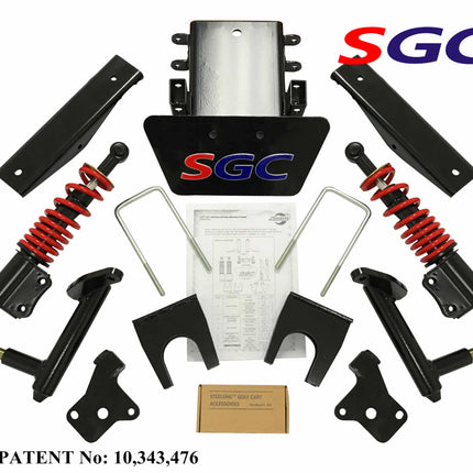 SGC 6″ Heavy Duty Coil-Over A-Arm Lift Kit for EZGO RXV (2008–2013)