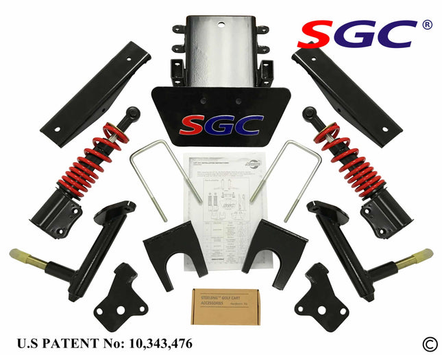 SGC 6″ Heavy Duty Coil-Over A-Arm Lift Kit for EZGO RXV (2014–Up Electric)