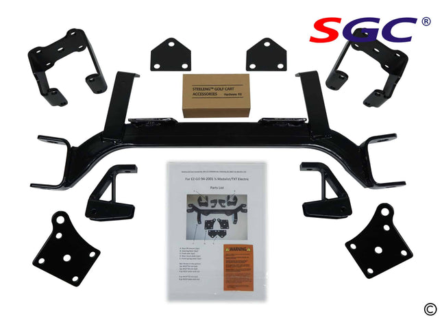 SGC 6″ Drop Axle Lift Kit for EZGO TXT (1994–2001.5 Electric)
