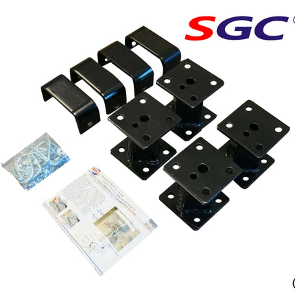 SGC 4″ Block Lift Kit for EZGO Marathon (1975–1994) Electric